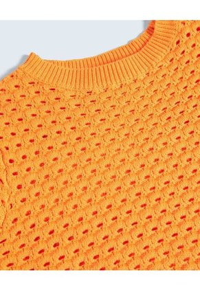 Camiseta Para Mujer Manga Corta Cuello Redondo Color Naranja Marca Seven Seven #28096268