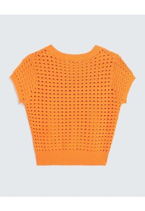 Camiseta Para Mujer Manga Corta Cuello Redondo Color Naranja Marca Seven Seven #28096268