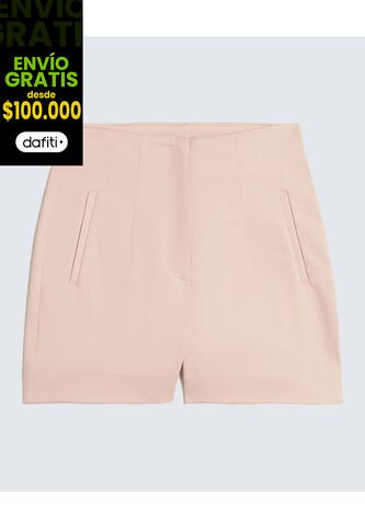 Short Para Mujer Multiusos Plano Color Rosa Marca Seven Seven #28191059 Seven Seven