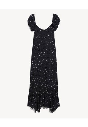 Vestido Para Mujer M/C Largo Color Negro Marca Seven Seven #28171467