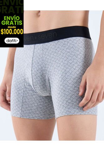 Boxer Para Hombre Fleat Seamer Medio Color Negro Marca Seven Seven #45000354 Seven Seven