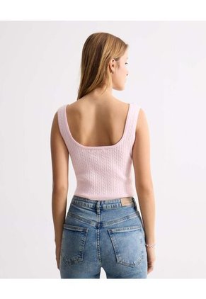 Camiseta Para Mujer Manga Sisa Moda Color Rosado Marca Seven Seven #28096290