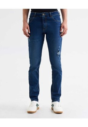 Jean Para Hombre Slim Color Azul Marca Seven Seven #45160603