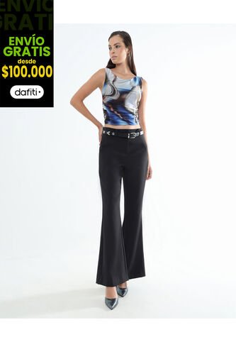 Pantalon Para Mujer  Color Negro Marca Seven Seven #28071812 Seven Seven