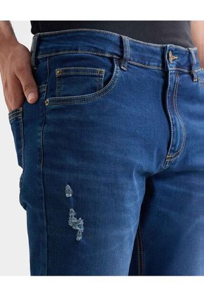 Jean Para Hombre Slim Color Azul Marca Seven Seven #45160603