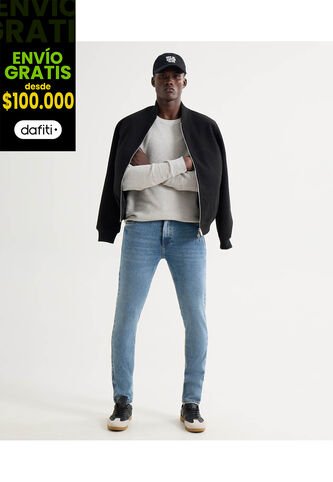 Jean Para Hombre Slim Color Azul Medio Marca Seven Seven #45160602 Seven Seven