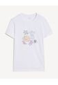 Camiseta Estampada Pancakes  Para Mujer Crudo Seven Seven de Seven Seven