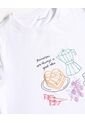 Camiseta Estampada Pancakes  Para Mujer Crudo Seven Seven de Seven Seven