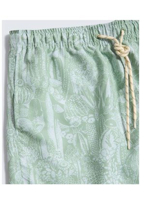 Pantaloneta Para Hombre  Color Verde Claro Marca Seven Seven #45280071