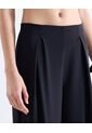 Pantalón Amplio Con Pinzas  Para Mujer Negro Seven Seven de Seven Seven