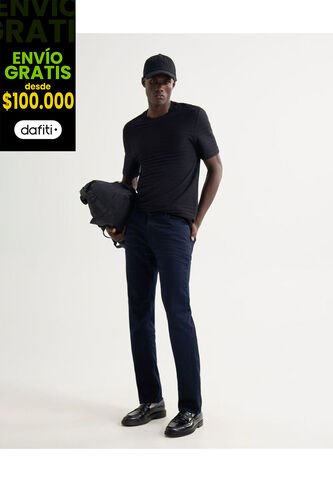 Jean Para Hombre Regular Color Azul Oscuro Marca Seven Seven #45160605 Seven Seven