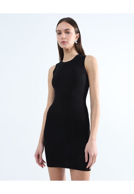 Vestido Para Mujer Manga Sisa Color Negro Marca Seven Seven #28171289