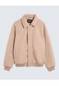 Camiseta Oversize Con Textura  Para Hombre Taupe Seven Seven de Seven Seven