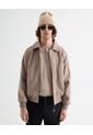 Camiseta Oversize Con Textura  Para Hombre Taupe Seven Seven de Seven Seven