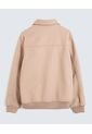 Camiseta Oversize Con Textura  Para Hombre Taupe Seven Seven de Seven Seven