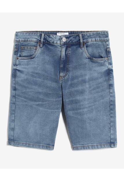 Bermuda  Para Hombre Slim Largo Color Azul Marca Seven Seven #45100726