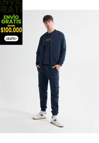 Pantalon Para Hombre Jogger Color Azul Oscuro Marca Seven Seven #45071074 Seven Seven