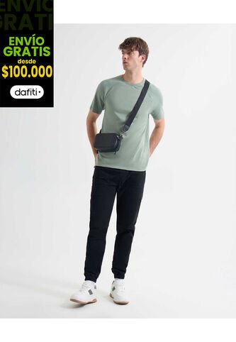 Pantalon Para Hombre Jogger Color Negro Marca Seven Seven #45071098 Seven Seven