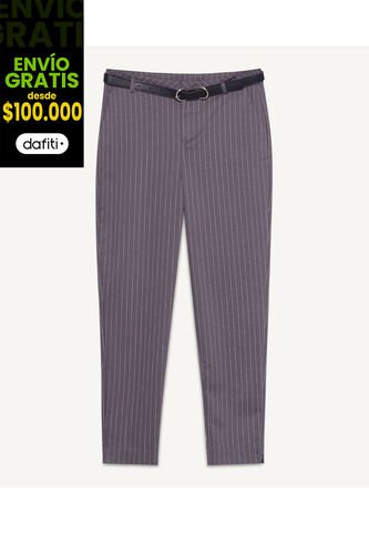 Pantalon Para Mujer Chino Color Gris  Marca Seven Seven #28071654 Seven Seven