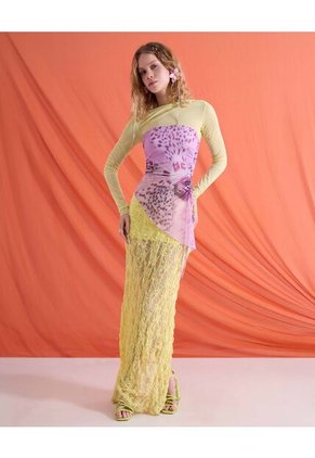 Camiseta Para Mujer Manga Sisa Moda Color Rosa Marca Seven Seven #28098900