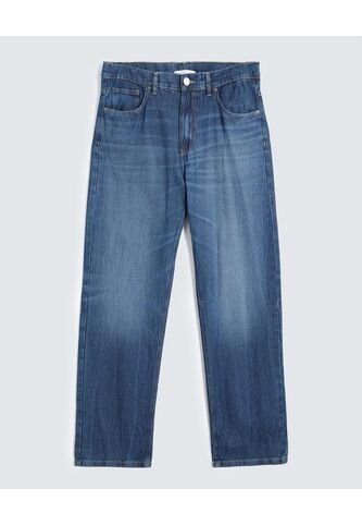 Jean Straight Tono Oscuro  Para Hombre Azul Seven Seven Seven Seven