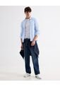 Jean Straight Tono Oscuro  Para Hombre Azul Seven Seven de Seven Seven