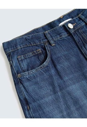 Jean Straight Tono Oscuro  Para Hombre Azul Seven Seven