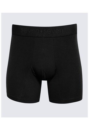 Boxer Para Hombre Fleat Seamer Medio Color Negro Marca Seven Seven #45000371