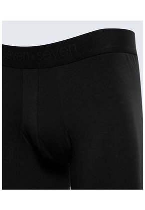 Boxer Para Hombre Fleat Seamer Medio Color Negro Marca Seven Seven #45000371