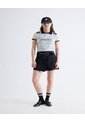Falda Short Con Cinturón  Para Mujer Negro Seven Seven de Seven Seven