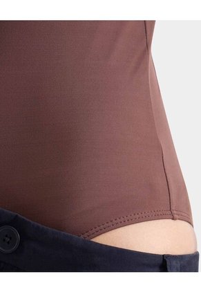 Camiseta Para Mujer Manga Sisa Moda Color Café Marca Seven Seven #28096578