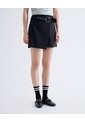 Falda Short Con Cinturón  Para Mujer Negro Seven Seven de Seven Seven