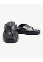 Sandalias Cruzadas  Para Mujer Negro Seven Seven de Seven Seven