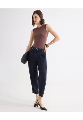 Camiseta Para Mujer Manga Sisa Moda Color Café Marca Seven Seven #28096578