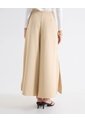 Pantalón Culotte Aberturas Laterales  Para Mujer Beige Seven Seven de Seven Seven