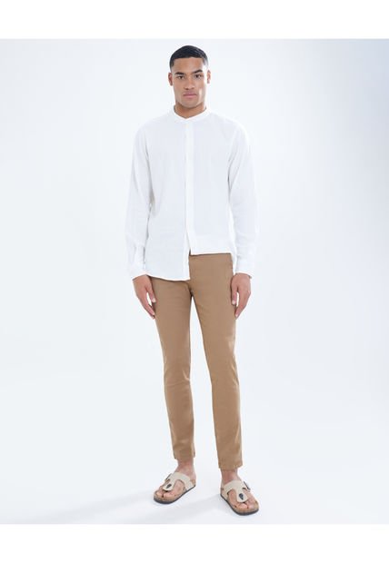 Pantalon Para Hombre Chino Color Camel Marca Seven Seven #45070934