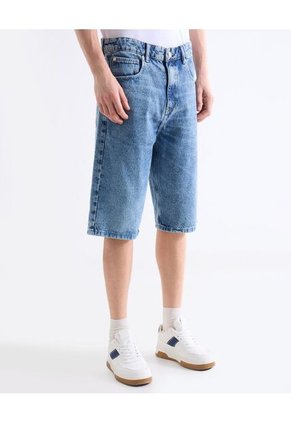 Bermuda Para Hombre Regular Largo Color Azul Marca Seven Seven #45100764