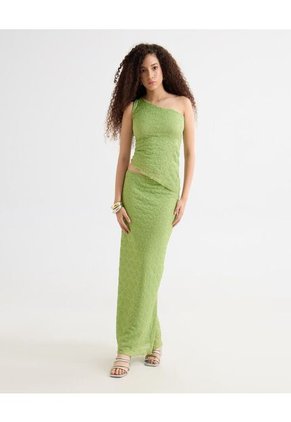 Camiseta Para Mujer Manga Sisa Moda Color Verde Marca Seven Seven #28096441