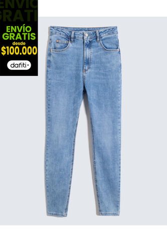 Jean Para Mujer Skinny Color Azul Medio Marca Seven Seven #28160924 Seven Seven