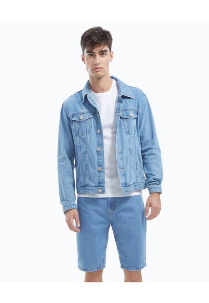 Bermuda Para Hombre  Color Azul Medio Marca Seven Seven #45100404