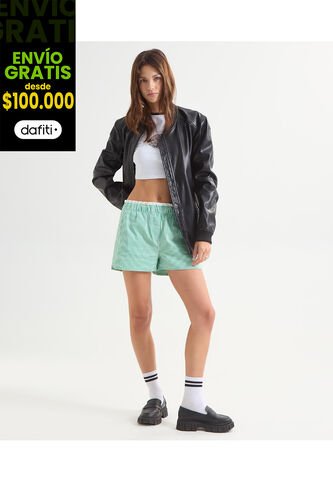 Short Para Mujer  Color Verde Claro Marca Seven Seven #28191055 Seven Seven