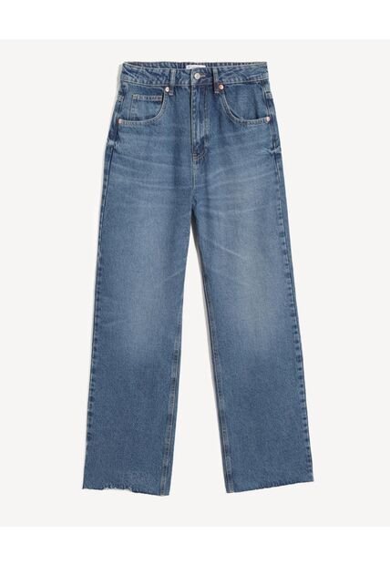 Jean Para Mujer Straight Color Azul Marca Seven Seven #28160973