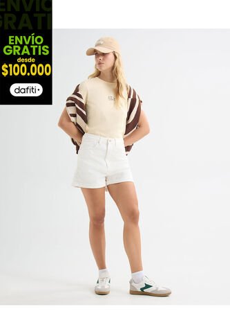 Short Para Mujer  Color Blanco Marca Seven Seven #28191074 Seven Seven