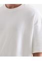 Camiseta Tejida Texturizada Oversize  Para Hombre Marfil Seven Seven de Seven Seven