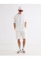 Camiseta Tejida Texturizada Oversize  Para Hombre Marfil Seven Seven de Seven Seven