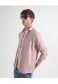 Camisa Para Hombre Manga Larga Cuello Casual M Color Rosa  Marca Seven Seven #45012104 de Seven Seven