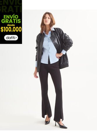 Leggins Para Mujer Largo Color Negro Marca Seven Seven #28230607 Seven Seven