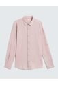 Camisa Para Hombre Manga Larga Cuello Casual M Color Rosa  Marca Seven Seven #45012104 de Seven Seven
