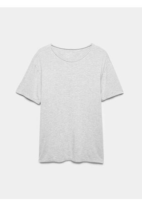 Camiseta Para Hombre Manga Corta Color Gris Jaspe Marca Seven Seven #45091230