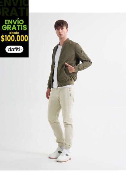 Pantalon Para Hombre Jogger Color Arena Marca Seven Seven #45071099